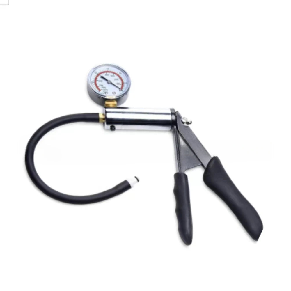 Electric Manual Vacuum Pump - Adult Negative Pressure Suction Device with Pressure Gauge for Personal Wellness Use