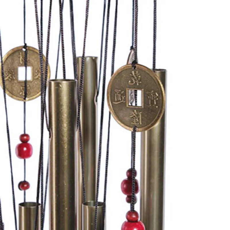 Aluminum Guardian Bell Wind Chimes - Handmade Metal Tube Garden and Home Wall Decor