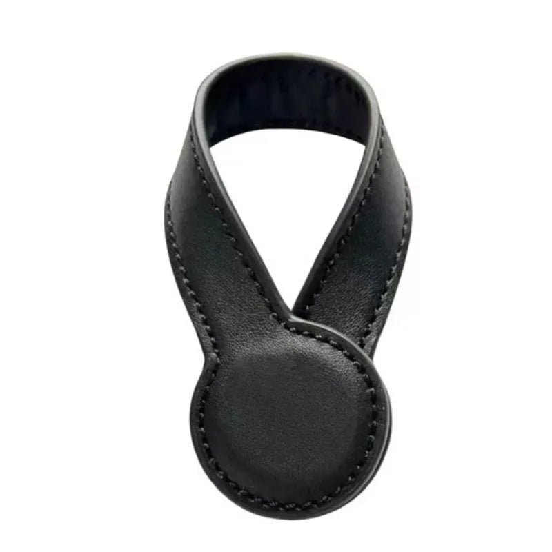 Multi-Purpose PU Leather Magnetic Hat Clip β Strong Magnetic Round Organizer for Travel Bags, Luggage & Accessories Holder