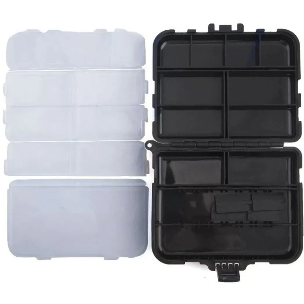 Double-Sided Fishing Tackle Box - Portable Multifunctional Organizer for Bait, Hooks & Fishing Gear