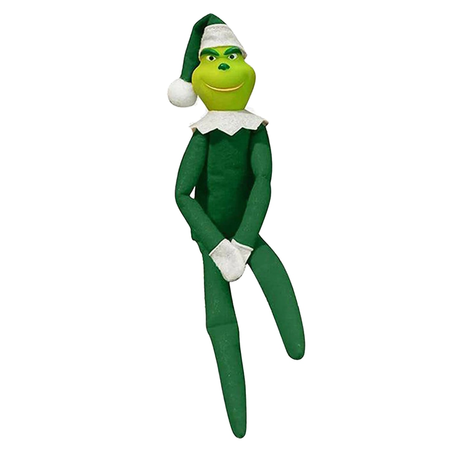 32cm Christmas Elf Doll β Handmade Plush Fairy Toy with Long Legs for Bookshelf, Room Decor & Holiday Gifts