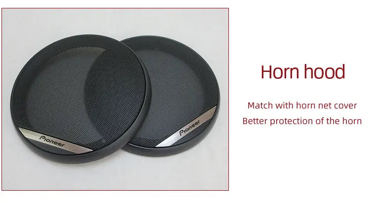 6 Inch 640W 3-Way Universal Car Coaxial Speakers - Full Range HiFi Auto Stereo with Non-Destructive Installation