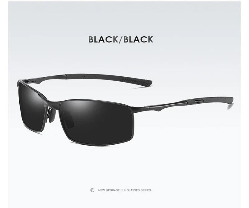 Aoron Polarized Sunglasses β UV400 Anti-Glare Metal Frame Driving Glasses for Men & Women