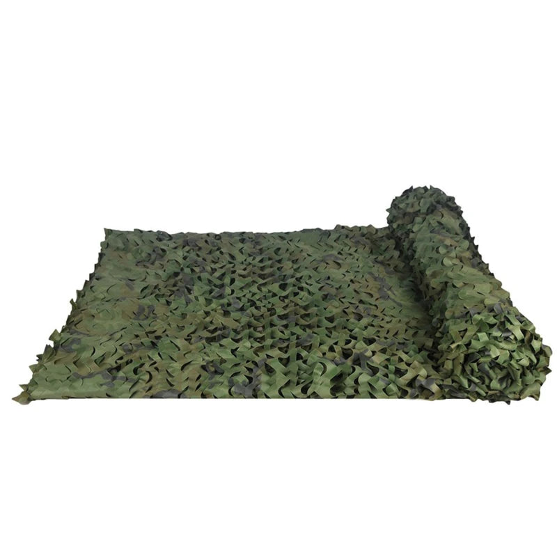 Military Camouflage Net - Hunting Garden Gazebo & Car Awning Shade Cover in Jungle, Desert & Outdoor Colors