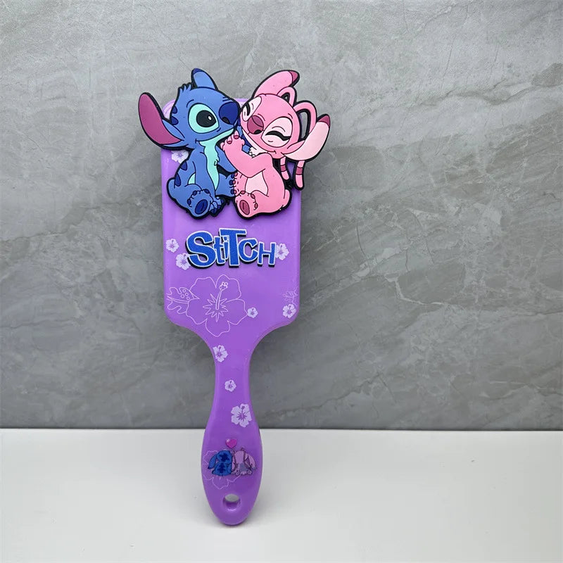 Miniso Disney Lilo & Stitch Air Cushion Massage Comb โ Cartoon Stitch Hairbrush for Kids & Students