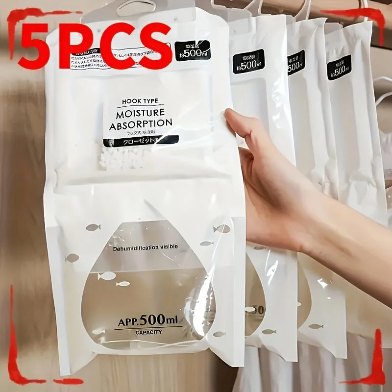Reusable Moisture Absorber Bag – Closet & Wardrobe Deodorizer, Anti-Mold Humidity Control
