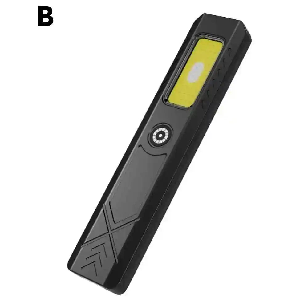 Rechargeable 550LM LED Keychain Flashlight — Mini Pocket Torch Lantern with Magnet for Emergency & Work