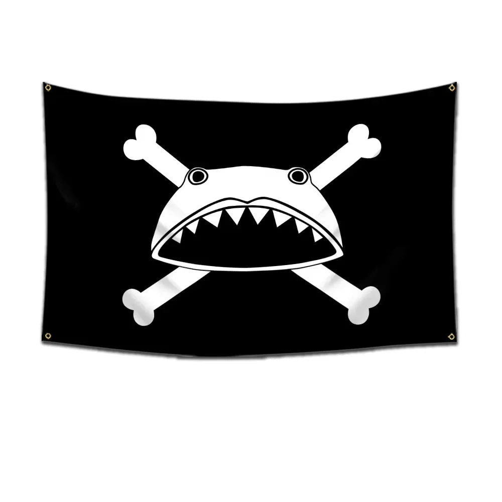 One Piece Pirate Skull Flag β Luffy Straw Hat Pirates Wall Decor & Banner for Kids' Bedroom, Gift