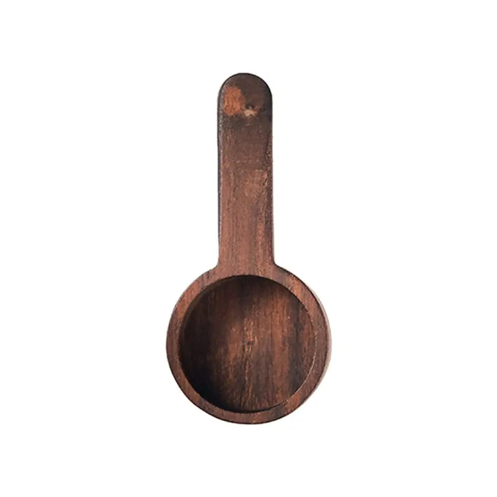 Wooden Measuring Spoon Set for Kitchen – Tea, Coffee, Sugar & Spice Scoops Cooking Tools