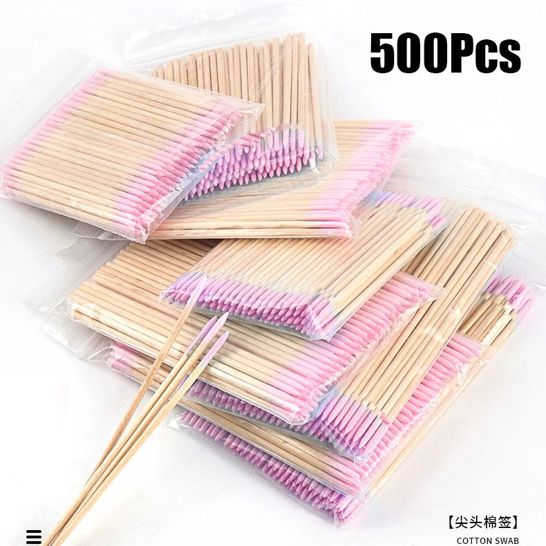 100–1000PCS Lint-Free Cotton Pads – Professional Nail Wipes for Gel Polish Removal & Nail Art Cleaning