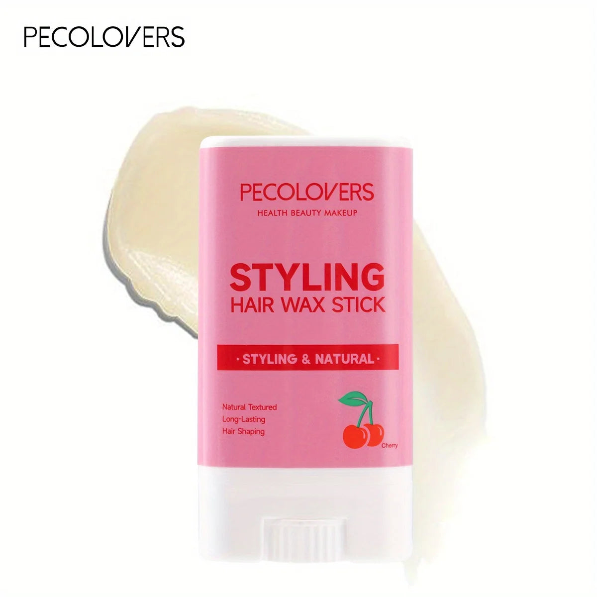 Hair Wax Stick for Flyaways & Frizz – Fruit Flavor, Portable Styling Pomade Stick