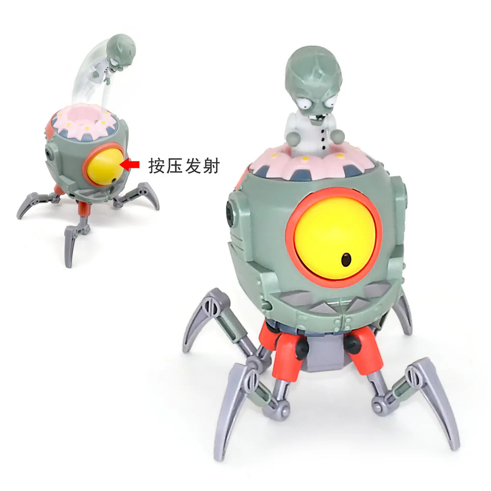 Plants vs Zombies Pea Shooter Action Figure — PVZ Boss Toy Doll Shooting Dave Allstar Gift for Kids