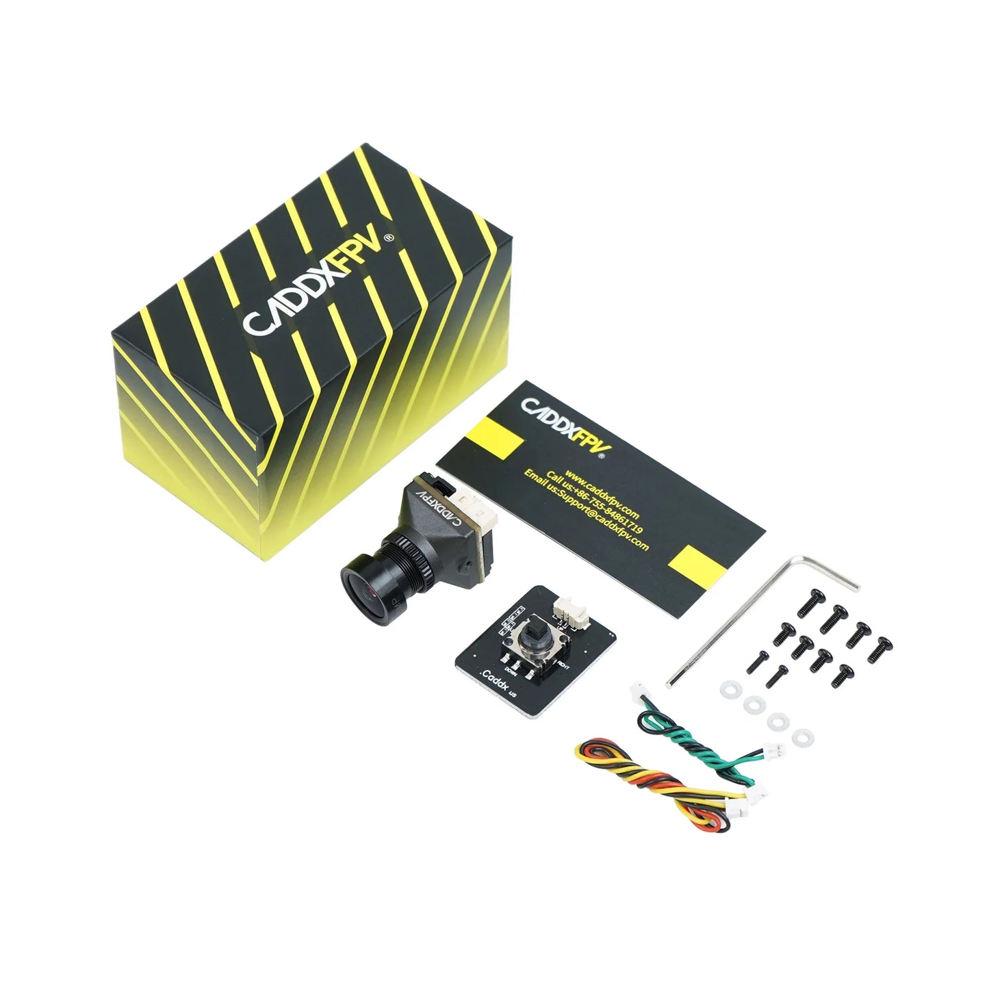 CADDXFPV Ratel Pro FPV Camera — 2.1mm Lens, NTSC/PAL Switchable, Micro Analog Drone Camera