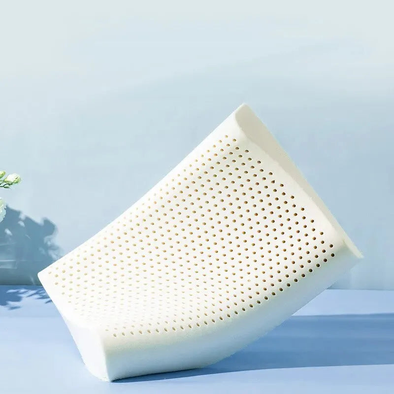 Thai Natural Latex Memory Foam Pillow – Adult Cervical Support Sleeping Pillow for Dormitory & Home Use