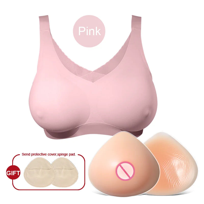 LERVANLA Silicone Fake Chest Pads β Small to Super Large Female Breast Enhancer for Underwear & Display
