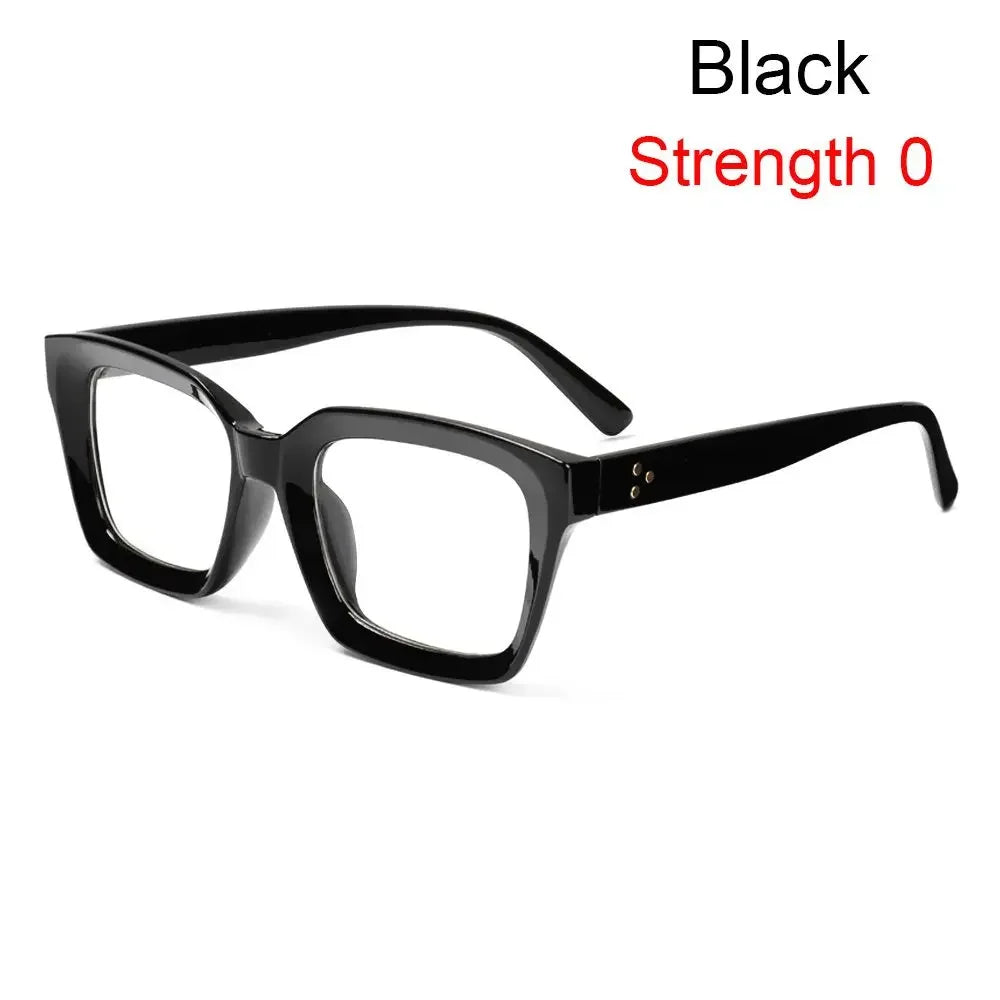 Red Square Oversized Anti Blue Light Glasses β Lightweight Optical Eye Protection Eyewear for Men & Women, Computer & Office Use