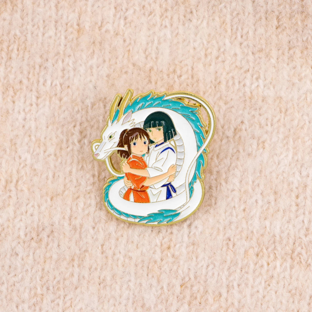 2-Piece Cool Dragon Enamel Pin Set - Cartoon Anime Lapel Brooches for Coats, Fashion Accessories and Gifts for Friends