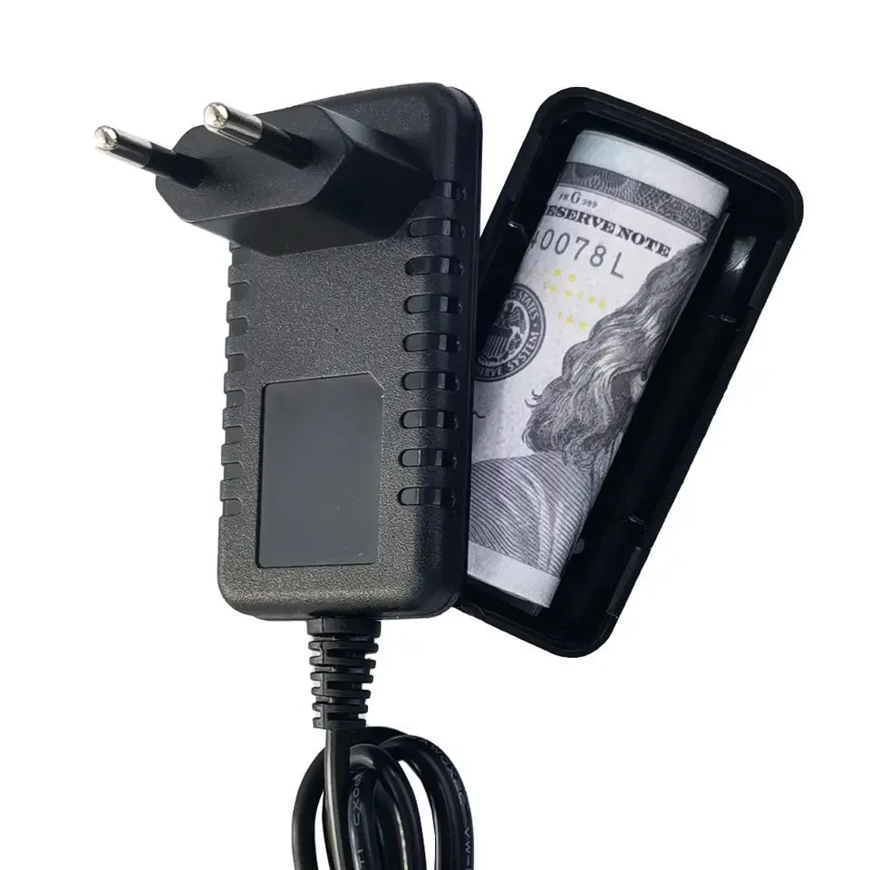 Money Safe Box with Key β Hidden Storage for Cash & Valuables (Travel, Anti-Theft, EU/US Plug)