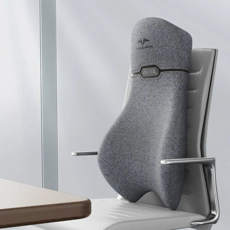 High Waist Protective Office Cushion — Reclining Chair Backrest Pillow for Long Seated Comfort & Nap Support