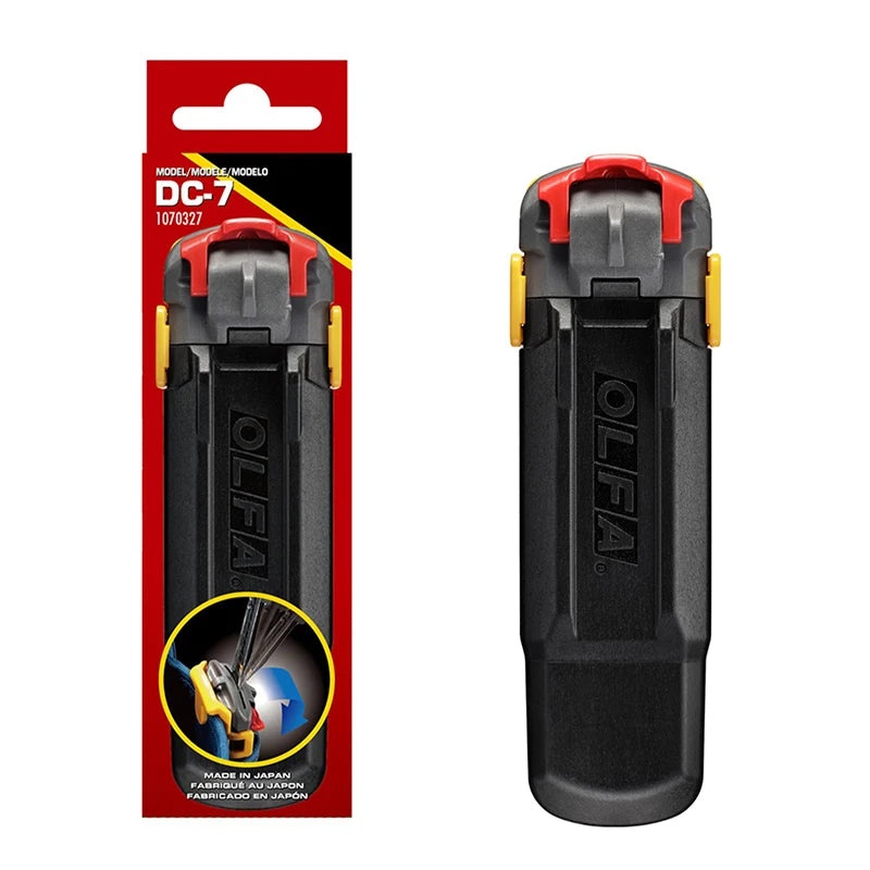 DC-7 Blade Storage & Disposal Box - Portable Safety Organizer for Thin Art Blades and Blade Handling