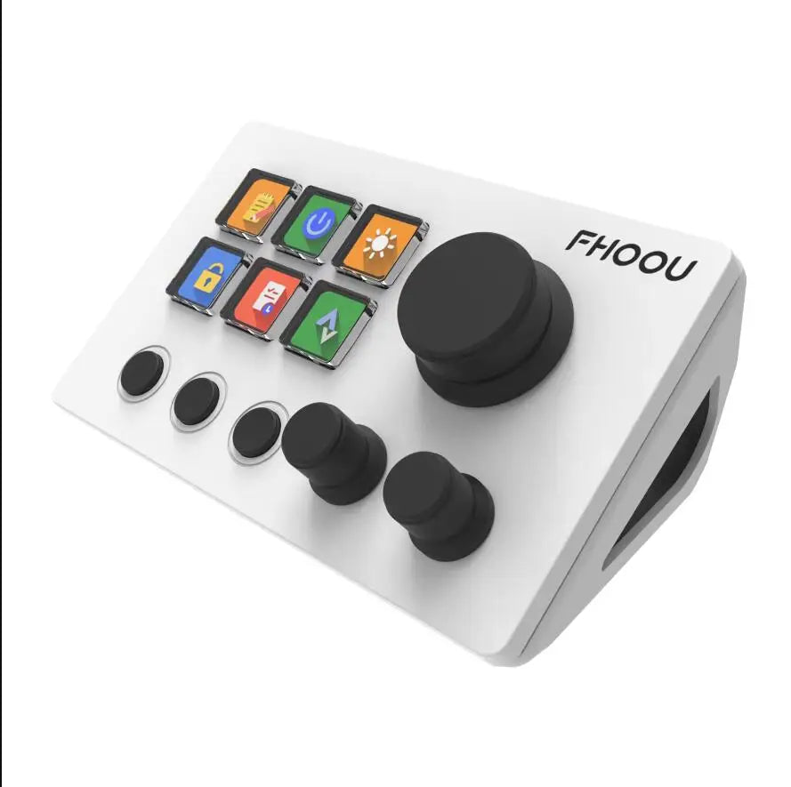 Mirabox N3 Streamdeck Keypad – Custom Macro Mini Keyboard with Screen & Knob Visual Desktop Console
