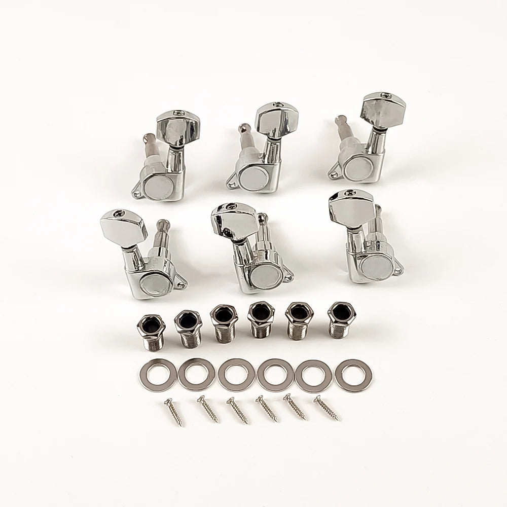 6PCS Locking Guitar Tuning Pegs β 3L3R String Tuners for Acoustic Guitar with Machine Head Knobs