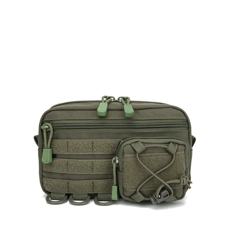 1000D EDC Molle Organizer Pouch – Horizontal Utility Tool Bag, Outdoor Waist Pack for EMT, Hunting & Fanny Pack Use