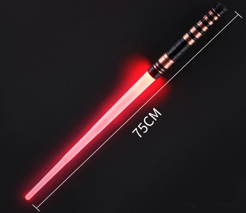 REikirc 75cm RGB Lightsaber – 2 in 1 7 Color Light Sword Toy for Kids & Parties