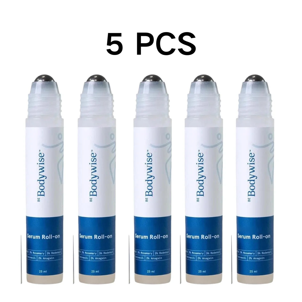 Bodywise Rosemary Hair Care Roll-On Serum - Anti-Frizz, Oil-Control and Hair Strengthening Essence
