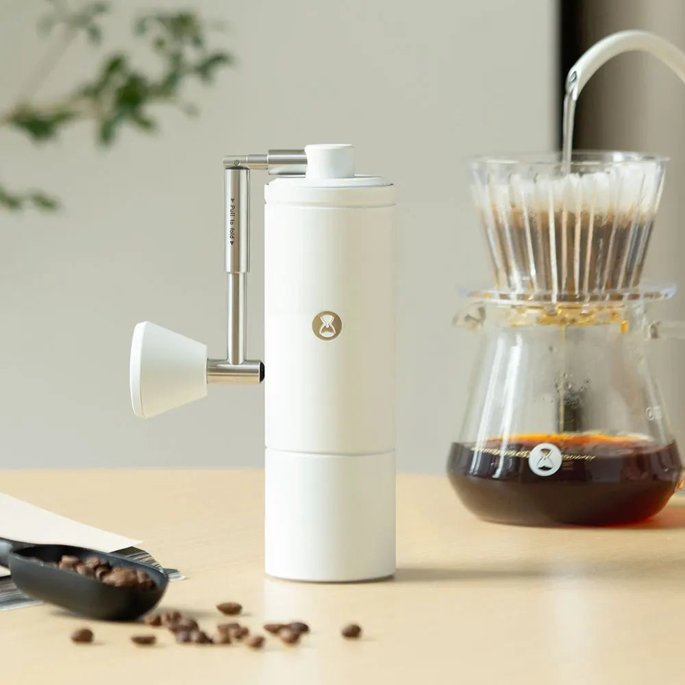 TIMEMORE Chestnut C5 ESP PRO Manual Coffee Grinder – Adjustable Steel Burr with Cleaning Brush, Portable for Espresso & Outdoor Use
