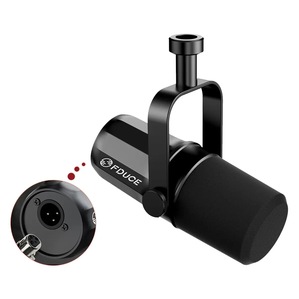 FDUCE SL40X/SL40 Dynamic Microphone — Metal Headset with Sound Insulation, Ideal for Podcasts, Live Broadcast & Gaming