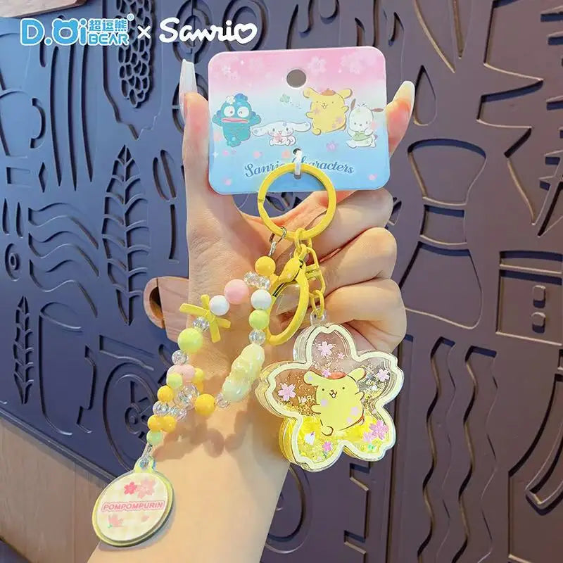 Sanrio Starlight Dance Series PVC Keychain – Hello Kitty, Cinnamoroll, My Melody & Kuromi Kawaii Doll Pendant Ornament Gift