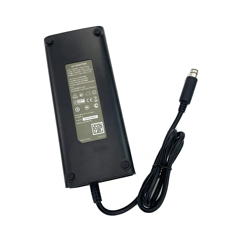 Xbox 360 E Console Power Supply Adapter β 110-240V with US/EU/UK Plug & Replacement Cable