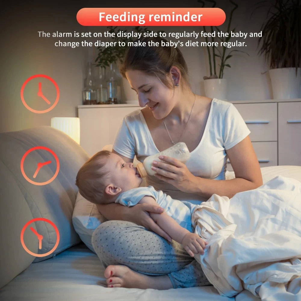 3.5" Wireless Video Baby Monitor – Night Vision, Temperature Monitoring & 2-Way Audio Baby Nanny Security Camera System