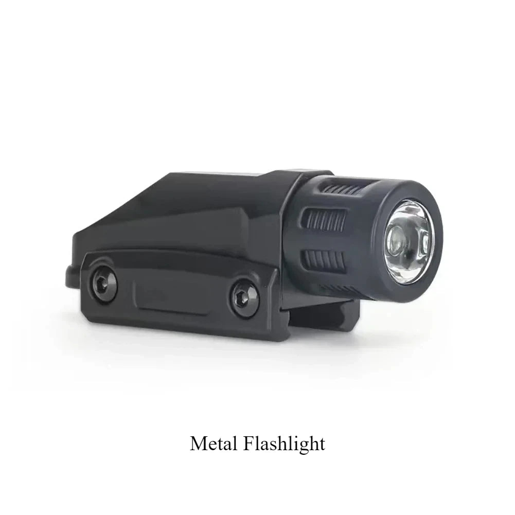 Tactical Weapon Gun Light - Flashlight for M416/M1911/Glock G18 Airsoft Pistol & Rifle, Fits 20mm Picatinny Weaver Rail
