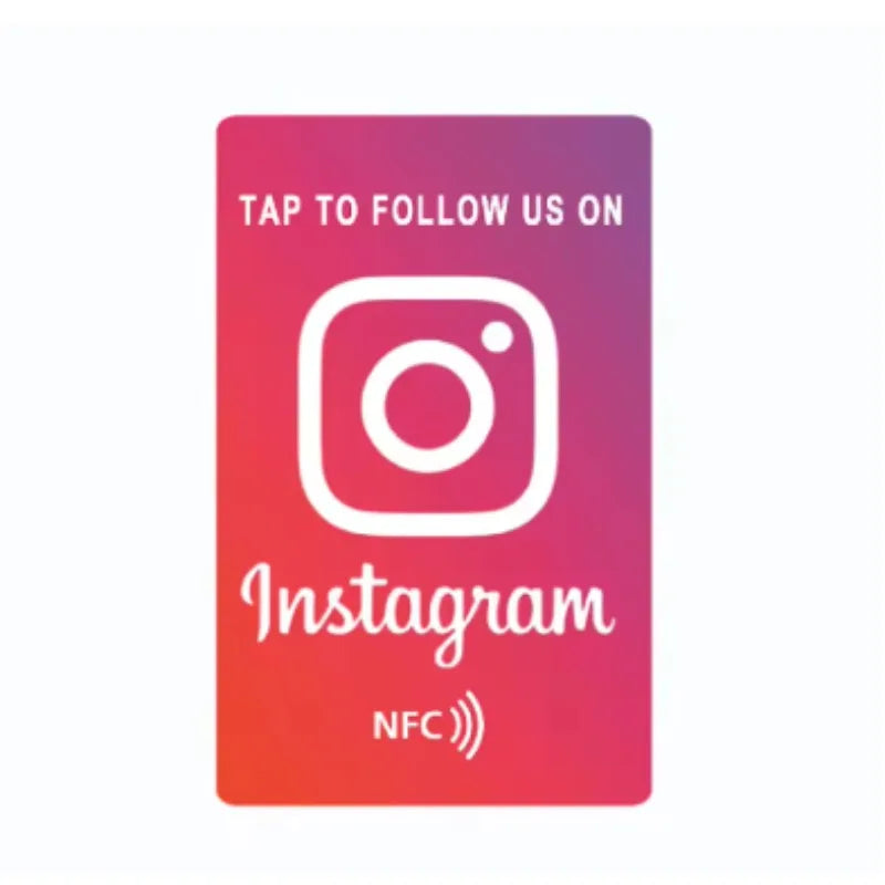 13.56MHz NFC Google Review Sticker - 10CM Programmable Acrylic NFC 215 Table Sticker