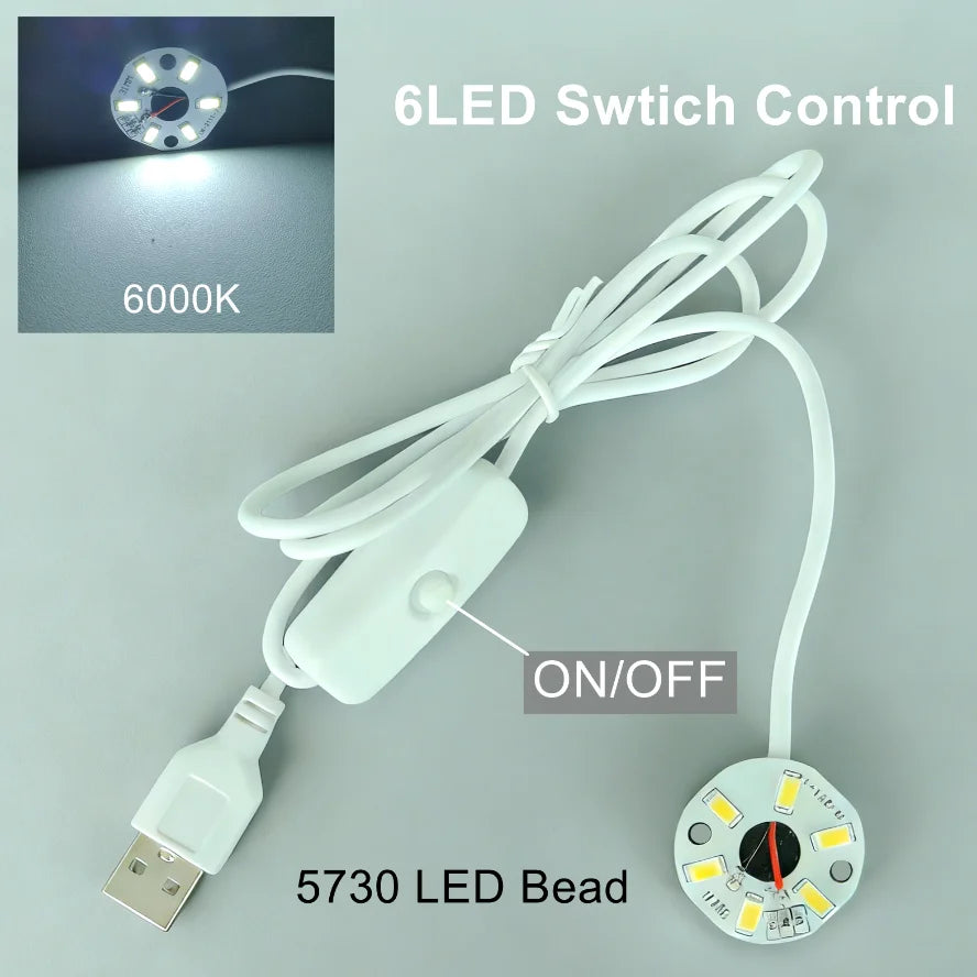 5V USB RGB LED Light Board - Dimmable Touch Control Gradient Light with Remote for DIY Model Displays