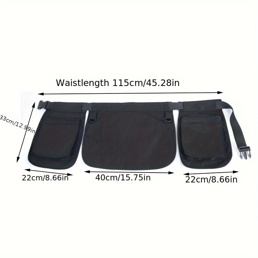 Sports Fashion Multi-Pocket Waist Bag – Zipper Closure Outdoor Travel Fanny Pack for Running, Hiking & Daily Use