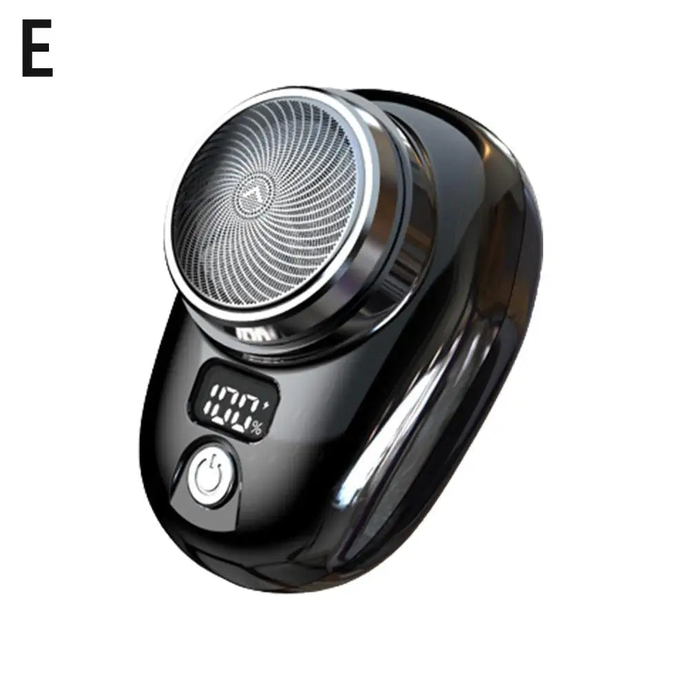 Portable Mini Electric Razor for Men β Cordless Pocket Beard Shaver with Digital Display