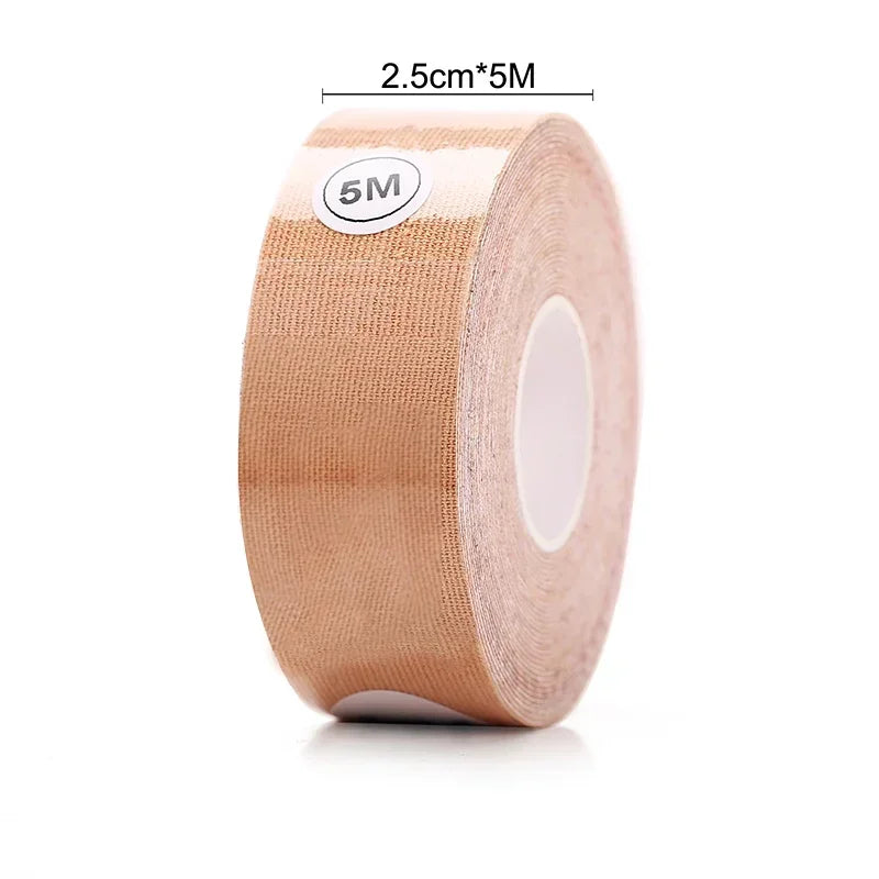 5M Invisible Breast Lift Tape for Women – Push Up Adhesive Bra Roll & Nipple Covers Pasties