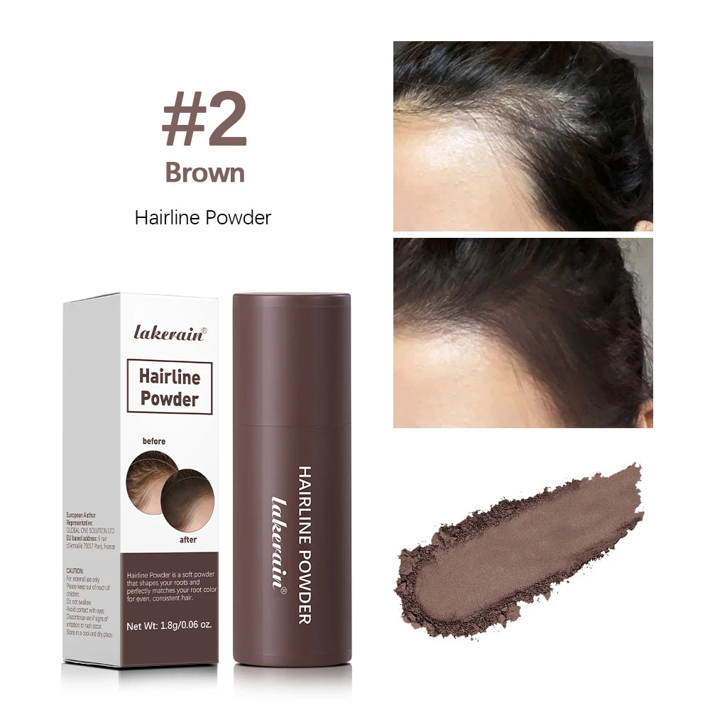 Waterproof Hairline Root Concealer Pen - Instant Gray Coverage Powder Stick for Easy Blending and Natural-Looking Hair Touch-Ups