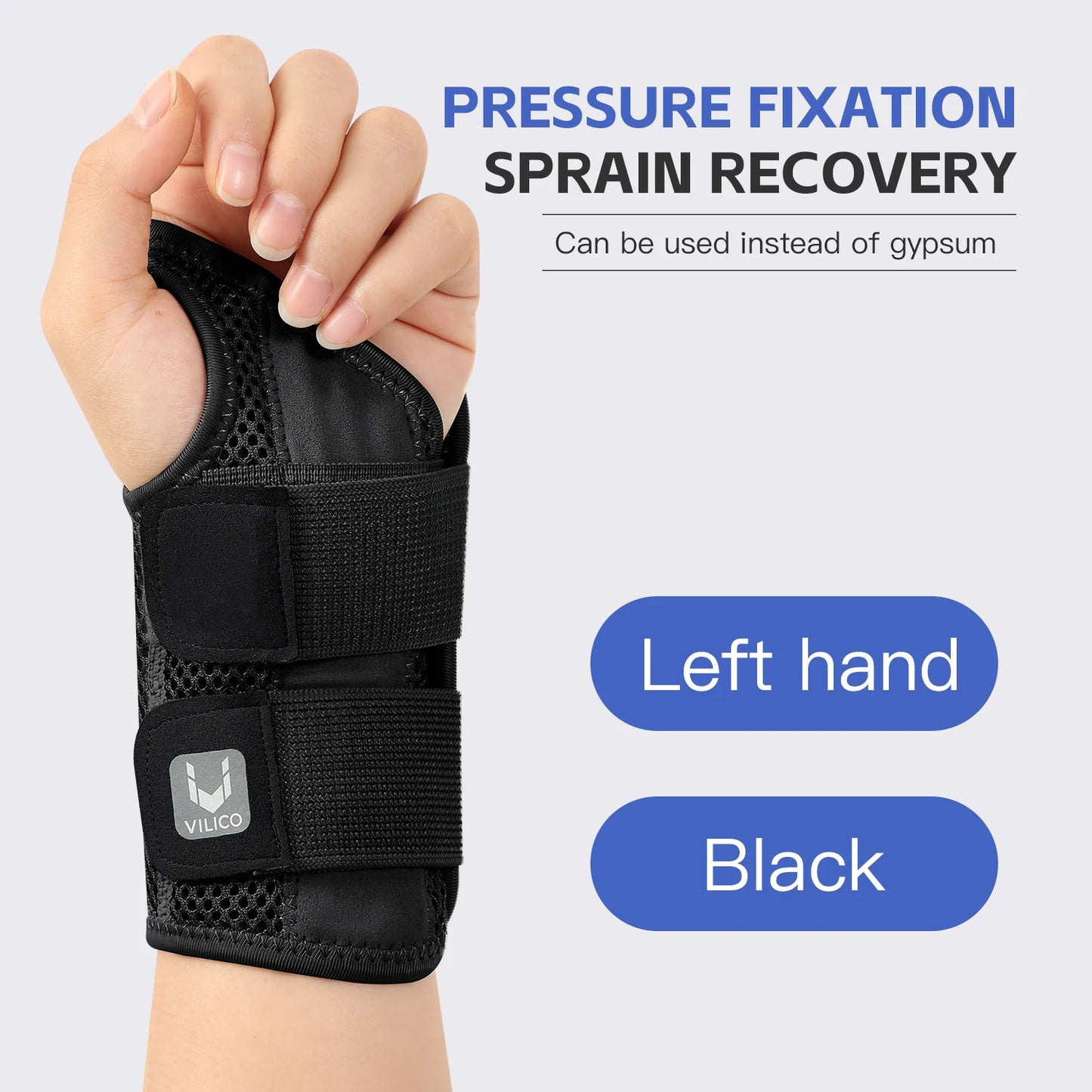 Wrist Brace for Carpal Tunnel β Hand Support with Splints for Arthritis, Tendonitis, Sprains & Wrist Pain, 1PC