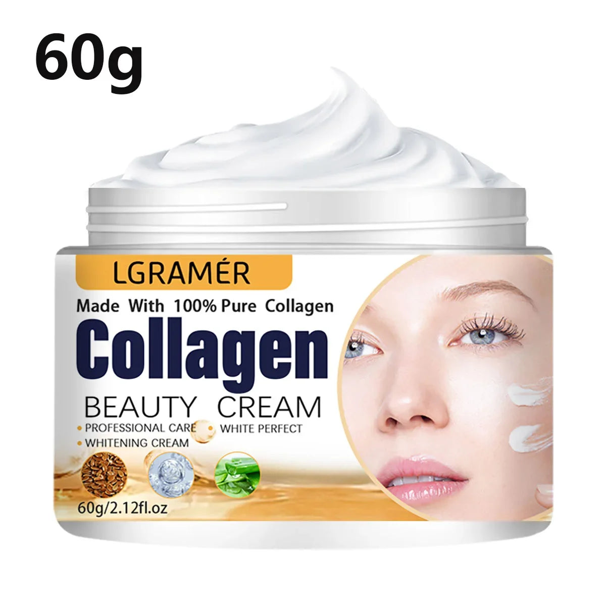 Anti-Wrinkle Eye & Face Cream – Anti-Aging, Lifting, Nourishing Moisturizer with Collagen Boost & Korean Essence