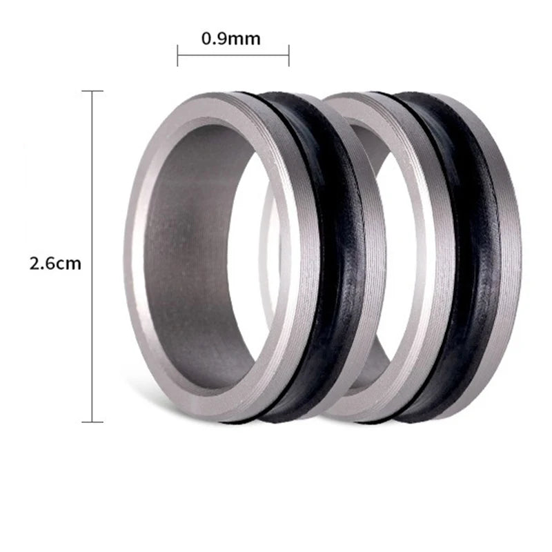 Alloy Fishing Cable Ring - Anti-Slip Line Cutter Tool for Fishing Reel Leader Knot Tightening