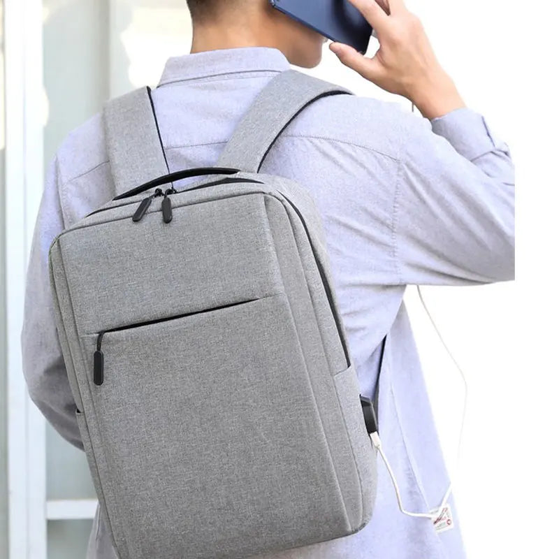 2024 Versatile Waterproof Business & School Backpack – USB Rechargeable Laptop Bag