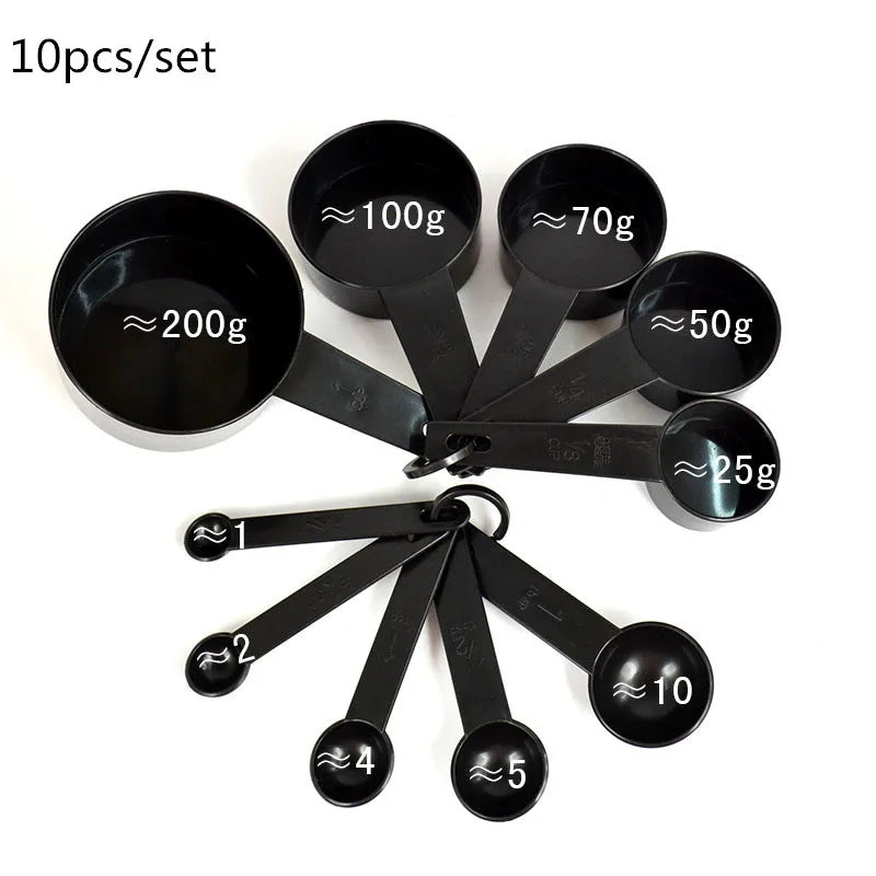 5/10pcs Kitchen Measuring Spoon & Cup Set β Baking Flour Sugar Teaspoon Scoop Tools
