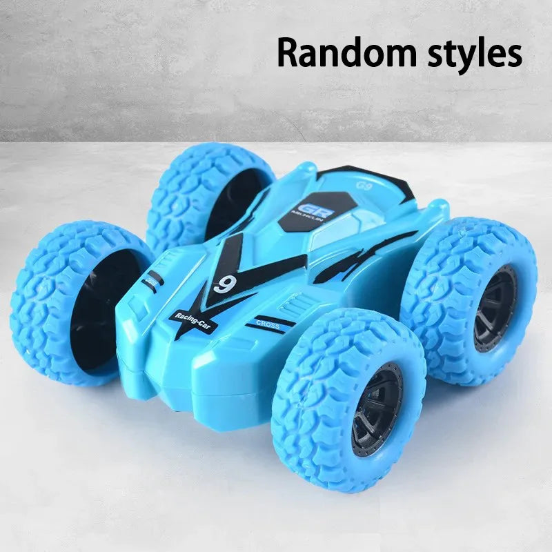 Kids Double-Sided Toy Car - Inertial Off-Road Vehicle with Anti-Collision Safety Design