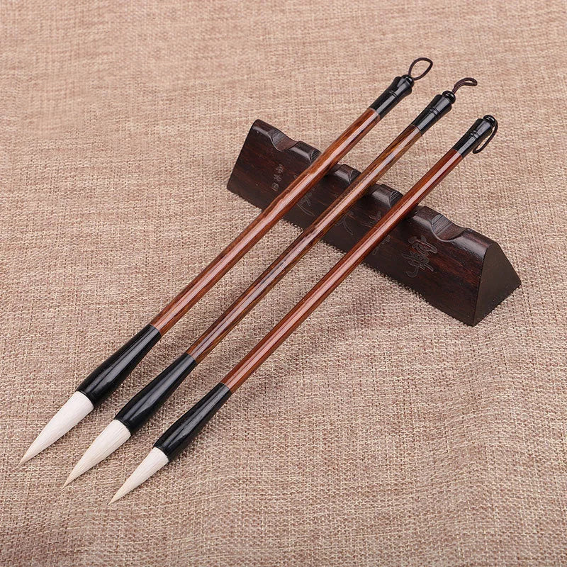 3PCS High-Quality Painting Brush Set – Large, Medium & Small Calligraphy Brushes for Writing & Art Painting Supplies