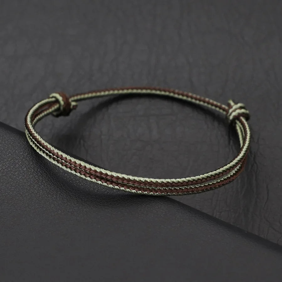 Minimalist Handmade Ethnic Bracelet – Unisex High-Quality Rope Pulseria, Perfect Gift for Family & Friends