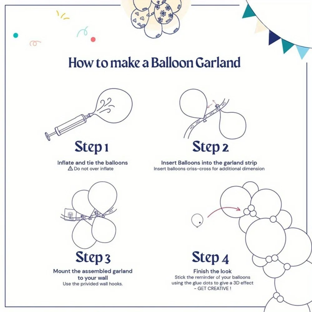 137PCS Independence Day Balloon Set – American Flag Foil & Latex Balloons for July 4th Patriotic Party Decorations